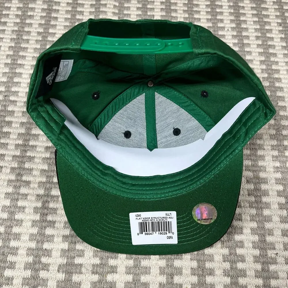 Boston Celtics‎ Adidas Hat Black Green SnapBack Men’s New NWT